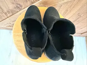 Boutique by Corkys Women’s Size 7 Black Faux Suede Wedge Ankle Booties thumbnail 5