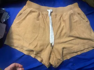 Neutral Tan aerie medium shorts thumbnail 1