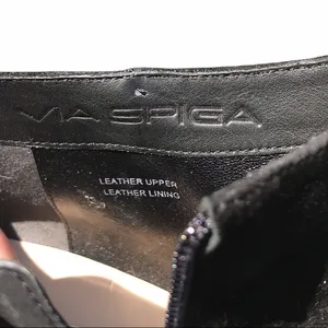 Via Spiga‎ Suede Stiletto Black Suede Ankle Stilleto Booties thumbnail 9