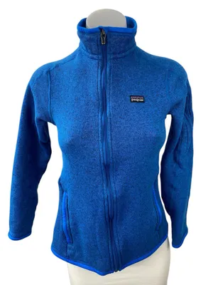 Patagonia Better Sweater Women's Blue Full Zip Long Sleeve Utility Jacket Size S thumbnail 1