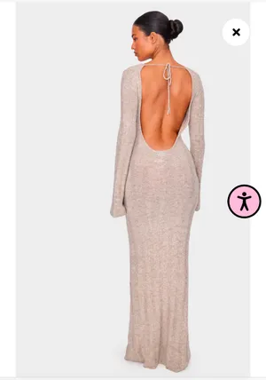 Pretty Little Thing Maxi Sweater Dress thumbnail 2