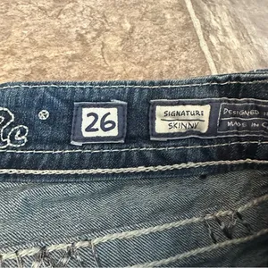 Miss Me Angel Wing Signature Skinny Designer Jeans Flap Pocket 26 thumbnail 6