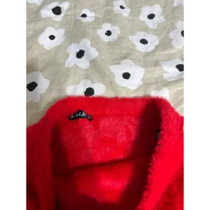 For love and lemons red fuzzy tank top set thumbnail 9