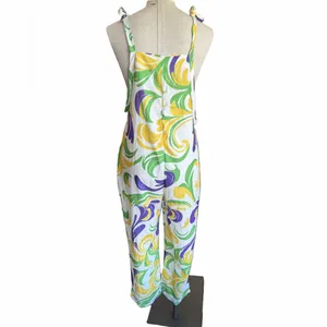Women's NEW Mardi Gras Theme Colorway Tie Strap Jumper Size M #260775 thumbnail 2