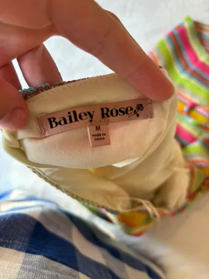 Bailey Rose Striped Mini Dress Multi Size M thumbnail 4