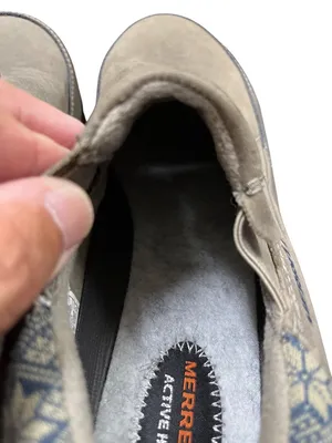 Merrell Select wms slip on beige blue waterproof hiking shoes sz 10 SKU 10-768 thumbnail 8