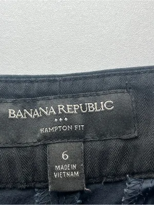 Banana Republic Women's Navy Cropped Stretch Pants thumbnail 6