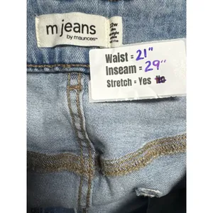 M‎ Jeans by Maurice's Distressed Denim Straight Leg Ankle Jeans 22W thumbnail 3