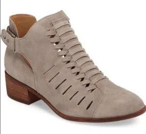 Sam Edelman Pierson Woven Cutout‎ Booties in Putty Size 8.5 thumbnail 1