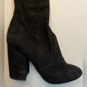 Steve Madden Norri Suede Over-the-Knee Boots, Black, Size 6, EUC thumbnail 8