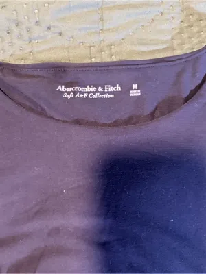 Abercrombie & Fitch Soft A&F Collection High Neck Bodysuit Black Medium thumbnail 3