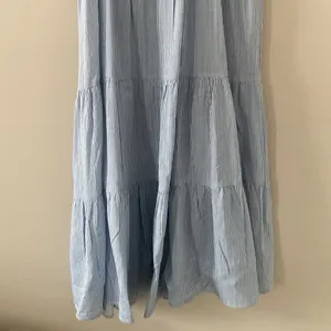 MinkPink‎ Aries Tiered Midi Dress In Blue/white Stripe Size M thumbnail 8