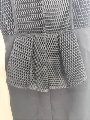Elliatt Black Mesh-Inset Bodycon Dress thumbnail 5