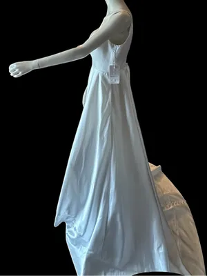 Witness of Love A-line Wedding Dress White Size 4 NWT thumbnail 3