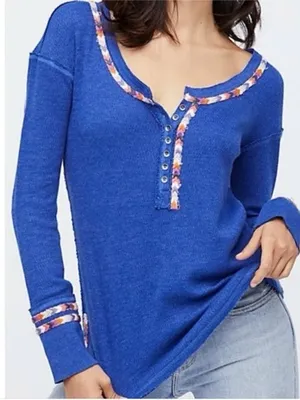We The Free Thermal Long Sleeve Henley thumbnail 1