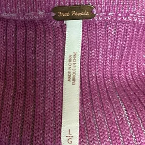 Free People Purple Pink High Waisted Ribbed Knit Straight Wrap Maxi Skirt Size L thumbnail 5