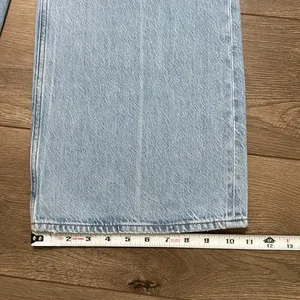 Abercrombie & Fitch Wide Leg High Rise Curve Love Blue Jeans Size 24 thumbnail 11