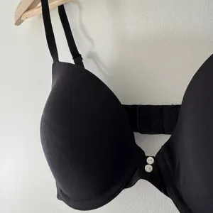 Aerie Black Bra‎ With Small Buttons 34C thumbnail 2