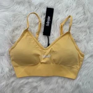 Civil Regime Pastel Yellow Kelly Seamless Bra Size Medium thumbnail 2