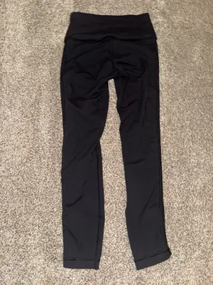 Lulumari Lululemon Wunder Under High-Rise Tight *Mix & Mesh Black Leggings Size 4 thumbnail 4
