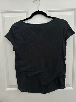 Tokyo Darling Black V-Neck Pocket Tee size S thumbnail 7