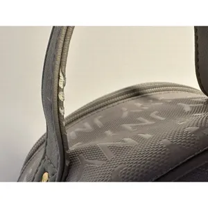 Jones New York JNY Mini Backpack Dusty Lavender Taupe Monogram Purse thumbnail 14