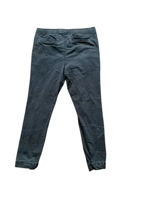 Aeropostale Men's Twill Jogger Pants Navy Blue Size Medium (36x27) thumbnail 2