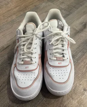 Nike pink and purple air force 1 size 10 thumbnail 3