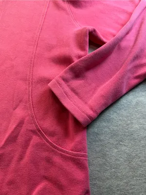 Tommy Bahama Aruba Half Zip Sweatshirt Women’s XL Very Berry Pink thumbnail 7
