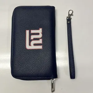 NFL Officially Licensed Zip Organizer Blue Wallet New York Giants Wristlet thumbnail 5