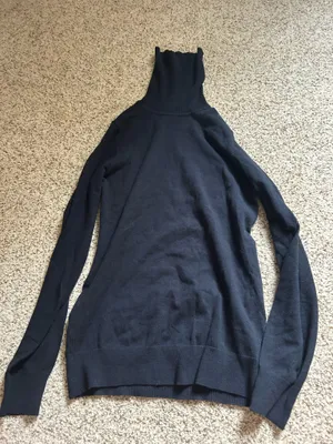 Gap Navy Blue Turtleneck  thumbnail 1