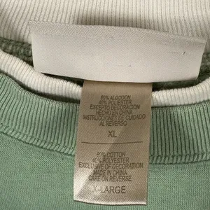 M&C Sportswear Vintage XL Green Grandma Pullover Sweatshirt Grannycore Cottage thumbnail 4