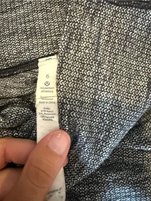 lululemon athletica High-Rise Heathered Gray Leggings thumbnail 4
