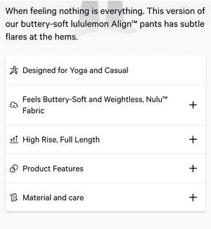 Align™ High-Rise Mini-Flare Pant Regular thumbnail 3