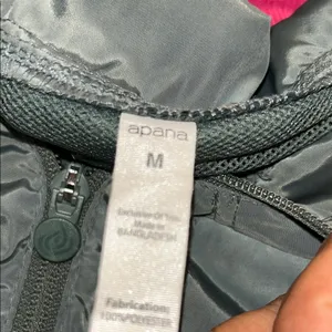 Women's Green Ski & Snow Jacket Gray Size M thumbnail 6