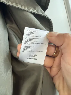 Anine Bing Olive Utility Trench Jacket - Women thumbnail 3