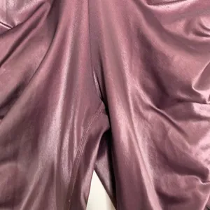Alo yoga High-Waist Cinched Legging Oxblood Shine Purple Womens Large thumbnail 7