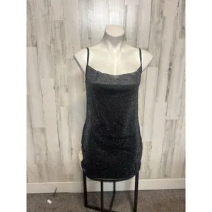 H&M Black dress sparkle thumbnail 7