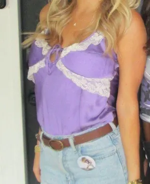 Purple Lace Free People bodysuit thumbnail 3
