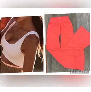 NWOT Free people Good Karma Flare legging & Good Karma Square Neck Bra size M/L thumbnail 4