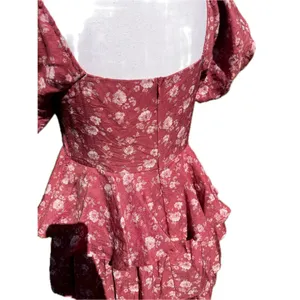 Altar'd State Brynn Floral Tiered Dress Size Medium Nwot thumbnail 8