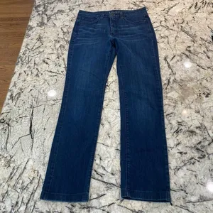 Spanx The Slim X Straight Jean‎ Dark Wash Size 28 thumbnail 3