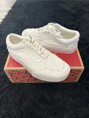 VANS old skool platform pearls lace up low top shoes sneakers women’s 8 new thumbnail 8