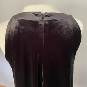 VTG Betsey Johnson Halter Dress Size 10‎ Black Velvet Cocktail Party Formal LBD thumbnail 6