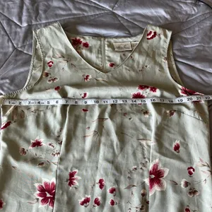 Womens XL Floral Sleeveless Maxi Dress Kathie Lee‎ Collection VTG thumbnail 6