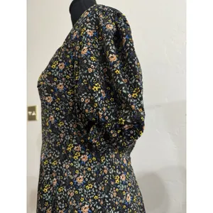 FRENCH CONNECTION Sz10 Fontini Puff Sleeve Mini Dress Baby Doll Floral Fairycore thumbnail 4