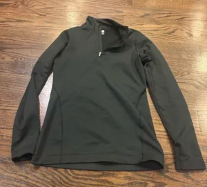 Nike Fit Dry Women's Black Quarter-Zip Sweatshirt thumbnail 1