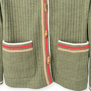 VINTAGE 50's | M | Cardigan Sweater Knit Ladies Worker Union 50's Butte 1950's thumbnail 3