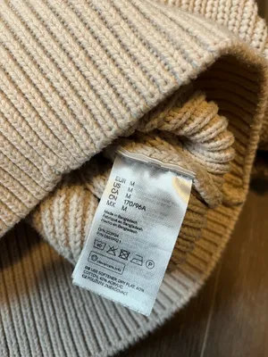 H&M Beige Balloon Sleeve Sweater thumbnail 6