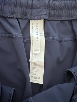 Fabletics Women's All Day Jogger Mid Rise Sweat Wicking Zip Pockets Deep Navy thumbnail 6